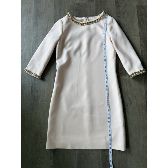 Ted Baker London Hadim Chain Embellished Tunic Dress Pink Size 1 UK /Size 4 US - Picture 6 of 10